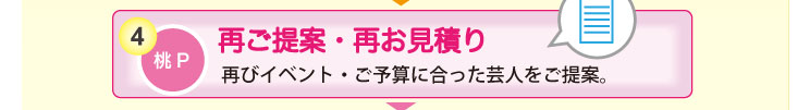 再ご提案・御見積もりがあることも。